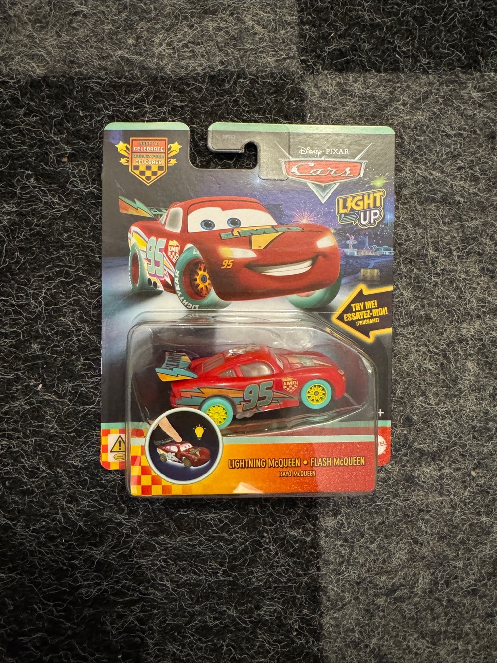 Disney Cars Lightening McQueen Light Up Car